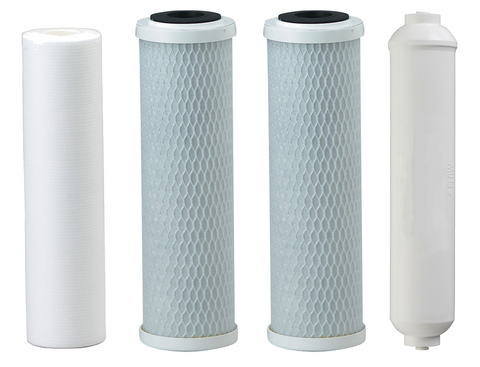 Sediment, Two Carbon and Inline Filter Pack (FAL-RO5-35-FP & FAL-RO5-75HEFP)